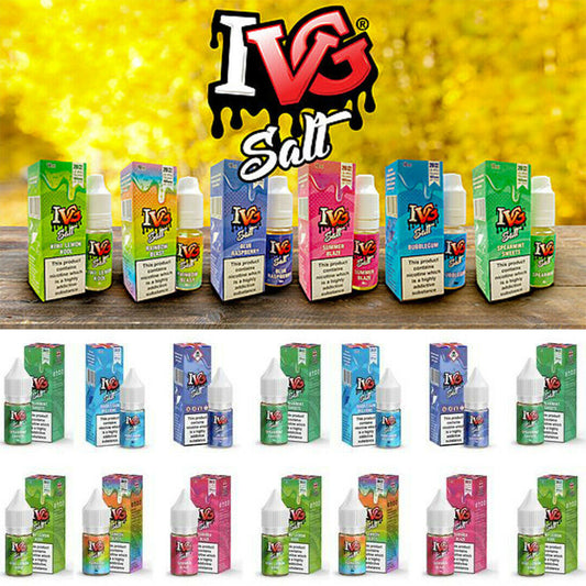 IVG Salt Nic - All Flavours 10ml/20mg